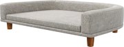 Cuccia per Cani di Taglia Grande Divano con Cuscino Sfoderabile 98x67x25 cm Grigio...