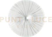 Plafoniera led agora bianca e silver 40w 6000lm cct 3000 e 4000 e 6...