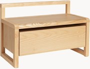 Panca in legno per bambini con contenitore Little Architect