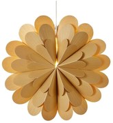 Decorazione luminosa a sospensione con motivo natalizio in oro ø 45 cm Maravilla - Markslöjd