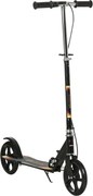 Monopattino per Bambini 86x35x93/98/103 cm Manubrio 3 Altezze in Metallo Nero...