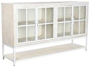 Credenza DKD Home Decor 170 x 45 x 100 cm Metallo Bianco Legno di mango