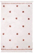 Tappeto beige e rosso , 120 x 170 cm Wooly - Nattiot