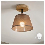 Brilagi - LED Lampadario a plafone ANTHONY 1xE14/60W/230V quercia/marrone