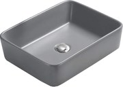 Mexen Catia lavabo da appoggio 48 x 37 cm, grigio chiaro opaco - 21314861