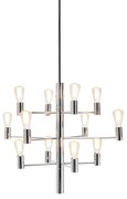 Herstal - Manola 12 Lampadario Chrome Herstal