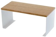 Ripiano aggiuntivo bianco/di colore naturale in metallo 30,5x14 cm Tosca – YAMAZAKI