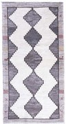 Shiraz Tappeto 90x180 Beige (Iran) Annodato A Mano