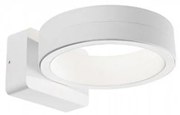 Applique Da Esterno Moderna Plaza Alluminio E Vetro Bianco Led 16W 4000K