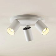 Faretto Arcchio Brinja, bianco, rotondo, Ø 6 cm, a 3 luci, GU10