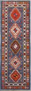 Kazak Tappeto 80x250 (Pakistan) Annodato A Mano