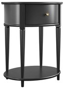 Comodino nero Aurora - Støraa