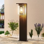 Lampioncino da giardino Semka Lucande, dimmerabile, Nero, Alluminio, Moderno, Lampada da esterni