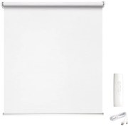 Tenda a rullo motorizzata oscurante MADECO Eroll bianco 104 x 250 cm