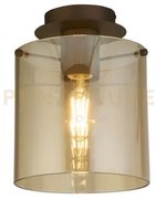 Svezia 1lt flush - metallo moka e vetro ambrato