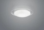 Plafoniera led diffusore frodo effetto stelle r62063500 bianco d.35cm