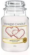 Snow in love, candela in giara grande Yankee Candle