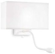 Lampada da parete hotel ap2 all white