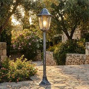 Paletto Lampione Vintage 110cm E27 IP54 Spazzolato - Serie PUCCINI
