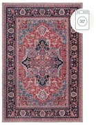 Tappeto lavabile bordeaux con fibre riciclate 120x170 cm Windsor - Flair Rugs