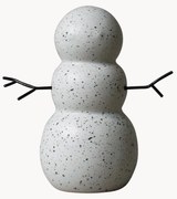 Oggetto decorativo natalizio in ceramica Snowman