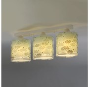 Dalber D-41413H - Plafoniera per bambini NUVOLE 3xE27/60W/230V