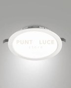 Vieste faretto incasso 30w 4000k 3650lm bianco d.24cm dimmerabile d...