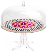 VESTA Alzata con campana Decor -  in 4 decori ETHNIC