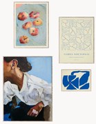 Set di 4 poster con cornice Artwall no. 09