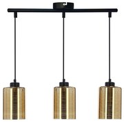 Lampadario a sospensione con filo COX 3xE27/60W/230V oro