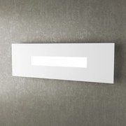 Applique Moderna Rettangolare Wally Metallo Bianco 1 Luce 2G11 49Cm