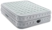 Materasso matrimoniale autogonfiante Intex airbed dura-beam supreme air-flow' con pompa elettrica incorporata grigio 152x203x51 cm - cod. 64490nd