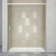 Porta doccia scorrevole Jazz, L 118-119.5 cm x H 200 cm x SP 6 mm, profilo cromo