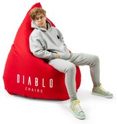 Pouf Diablo Chairs XXL: rosso