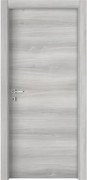 Porta interna a battente Slate in MDF di abete colore olmo grigio, L 80 x H 210 cm, apertura reversibile