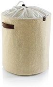 Cesto portabiancheria in tessuto beige 49 l - Mioli Decor