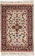 Sarouk Tappeto 60 x 90 Beige (Indian) Annodato A Mano