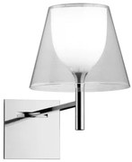 Flos Ktribe Wall Lampada Da Parete 24 cm a luce diffusa con diffusore esterno Trasparente