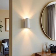 Applique da Parete in Gesso Pitturabile 2xGU10