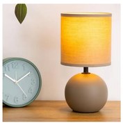 Atmosphera - Lampada da tavolo TIMÉO 1xE14/60W/230V taupe/color crema