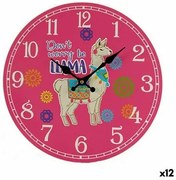 Orologio da Parete Fiamma 3 x 33,8 x 33,8 cm (12 Unità)