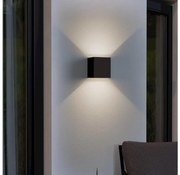 Eglo 901064 - Applique a LED da esterno CALPINO 2xLED/2,8W/230V IP54 nero