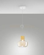 Kino sospensione cognac a led 3000k - 12w - 1300 lm dimmerabile