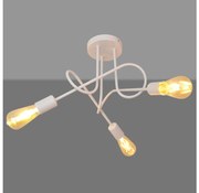 Lampadario a soffitto per bambini OXFORD 3xE27/15W/230V bianco