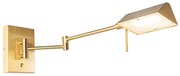 Applique da parete di design in ottone con LED dimmerabile - Notia
