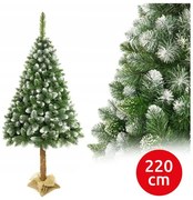 Albero di Natale su tronco di pino da 220 cm