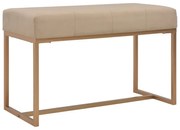 Panca 80 cm in velluto beige