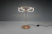 Lampada da tavolo led ottone satinato ellissi dimmerabile charivari...