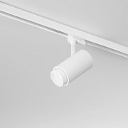 Faretto In Alluminio Tondo A Led Per Sistema In Binario Bianco Luce Naturale 20W