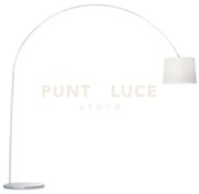 Lampada da terra 1 luce dorsale pt1 bianco